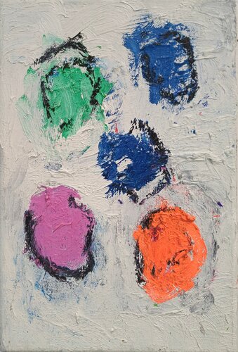 serie " flores en la nieve" par Jorge Nava, Peinture en vente sur Singulart