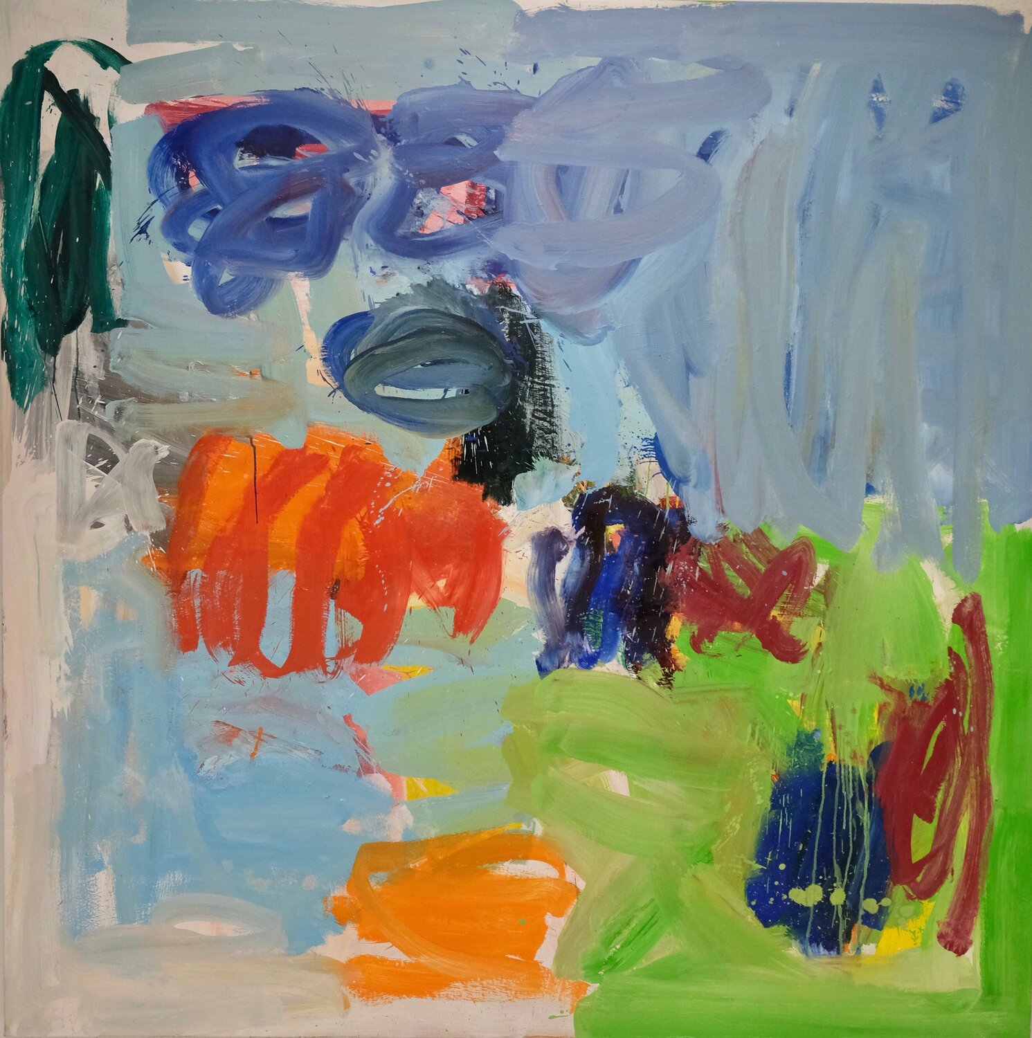 serie "like bees to the honey" 2021, 7 Jorge Nava Originalgemälde zu verkaufen