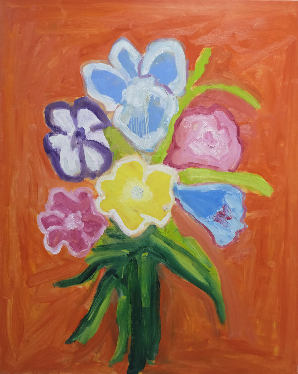 serie "las flores del bien " 4 , 2023 Jorge Nava Originalgemälde zu verkaufen