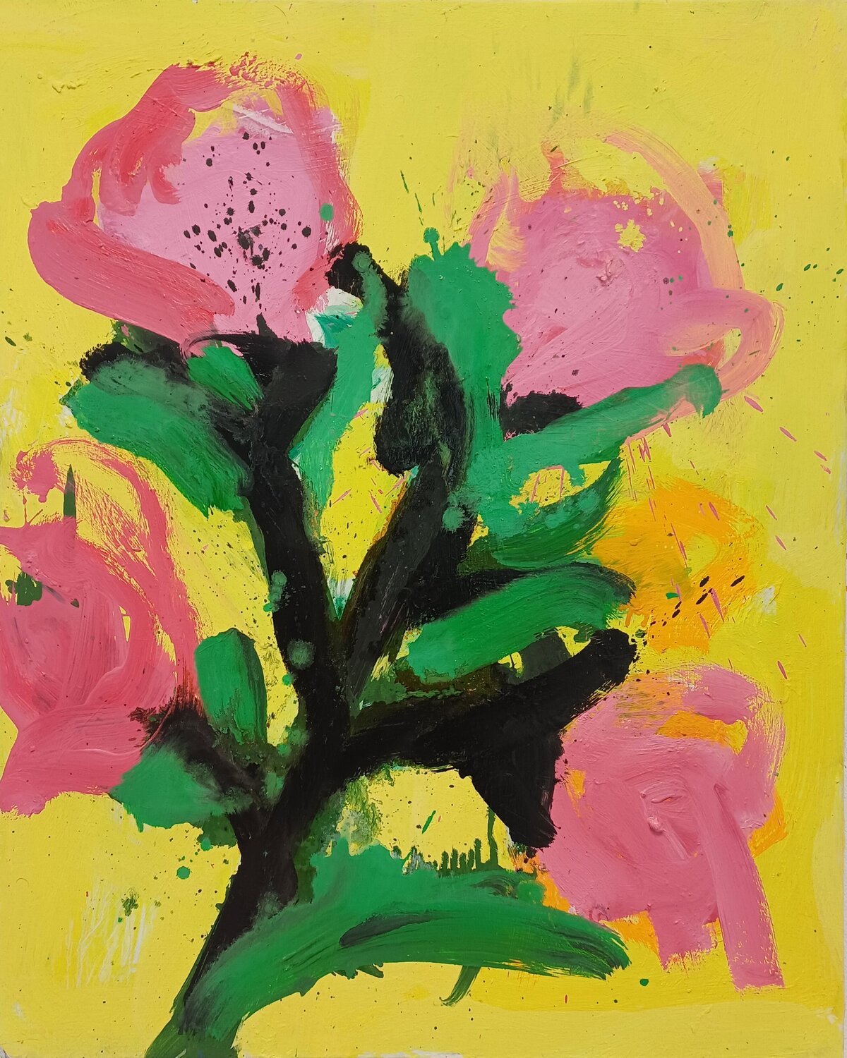 serie "las flores del bien " 3 , 2025 Jorge Nava Originalgemälde zu verkaufen