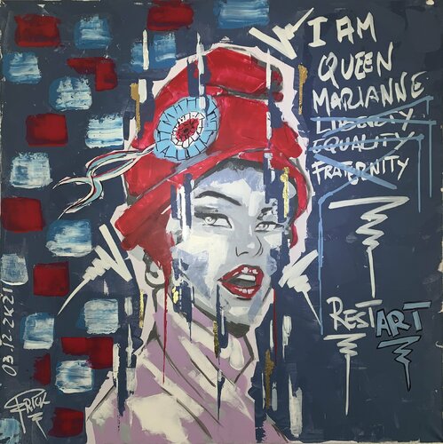 I am Queen Marianne von Erick Artik, Malerei kaufen auf Singulart