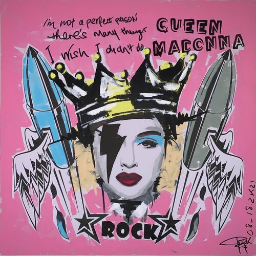 Queen Madonna Bubble Gum Collection van Erick Artik, Schilderij te koop op Singulart