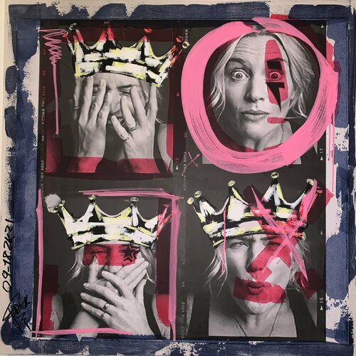 kate in the Street van Erick Artik, Schilderij te koop op Singulart