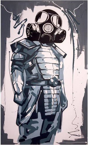 Samouraï trip tic uky van Erick Artik, Schilderij te koop op Singulart
