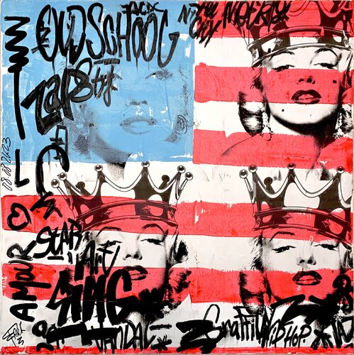 Marilyn crown von Erick Artik, Malerei kaufen auf Singulart