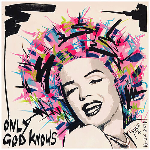 Marilyn Graffity wall Erick Artik