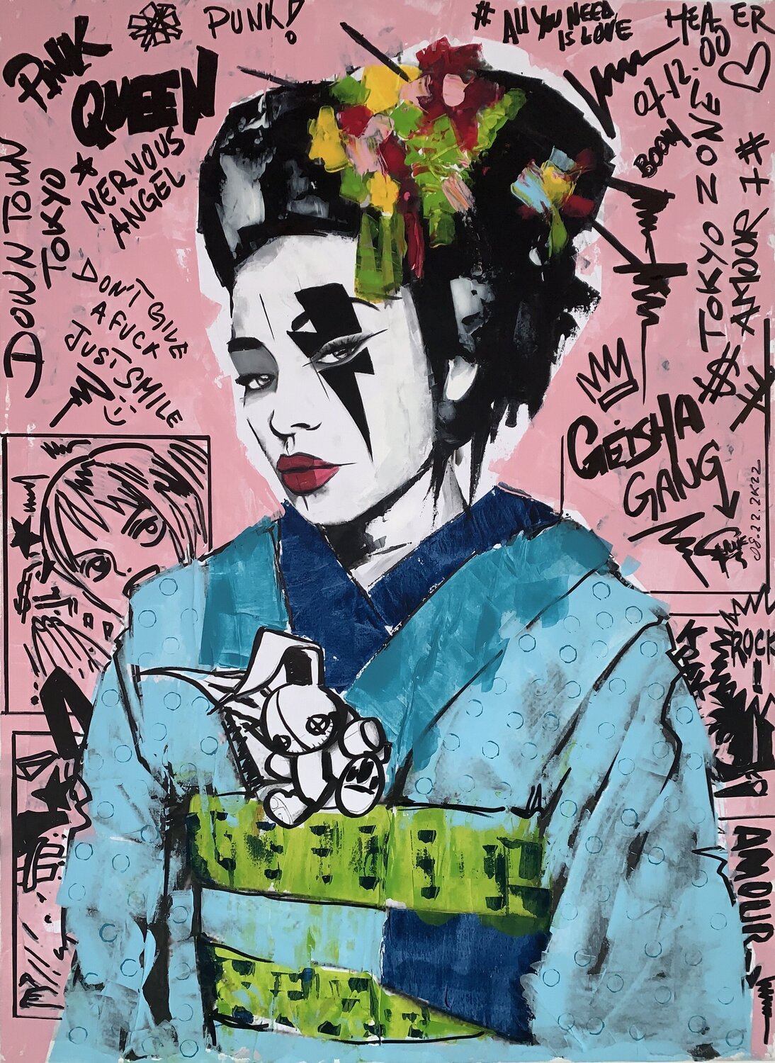 Geisha bunny pink Erick Artik