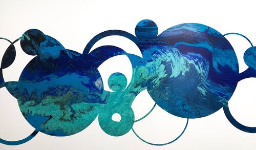 Composition No 182 van Eleni Pratsi, Schilderij te koop op Singulart