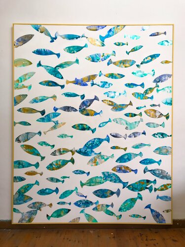Psarakia di Eleni Pratsi, Pittura in vendita su Singulart