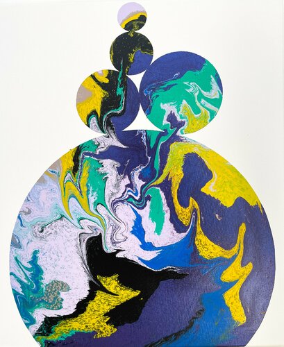 Composition No 210 van Eleni Pratsi, Schilderij te koop op Singulart