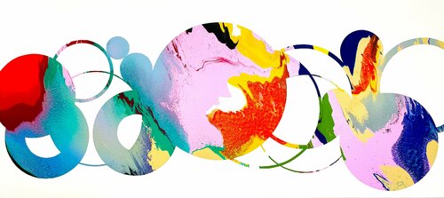 Composition No 216 di Eleni Pratsi, Pittura in vendita su Singulart