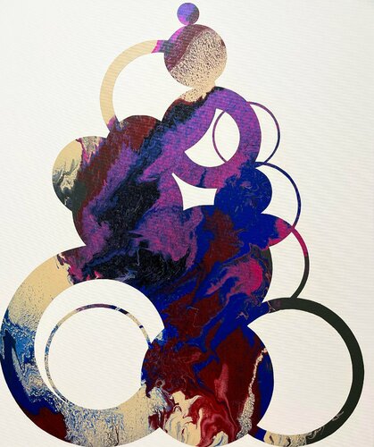 Composition No 219 van Eleni Pratsi, Schilderij te koop op Singulart