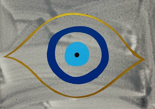Eye Matters No 60 van Eleni Pratsi, Schilderij te koop op Singulart