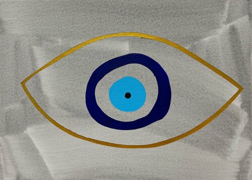 Eye Matters No 61 van Eleni Pratsi, Schilderij te koop op Singulart