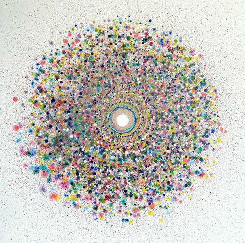 Explosion No 97 van Eleni Pratsi, Schilderij te koop op Singulart