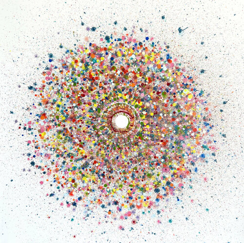 Explosion No 101 van Eleni Pratsi, Schilderij te koop op Singulart