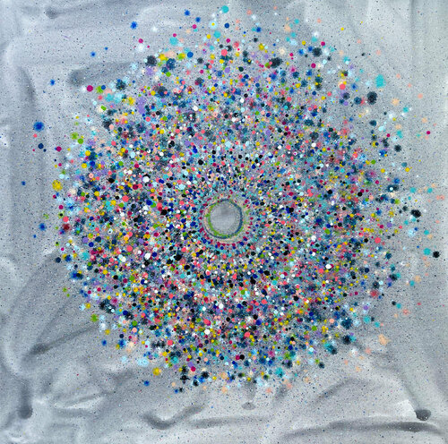 Explosion No 100 van Eleni Pratsi, Schilderij te koop op Singulart