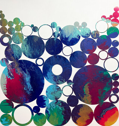 Composition No 238 van Eleni Pratsi, Schilderij te koop op Singulart