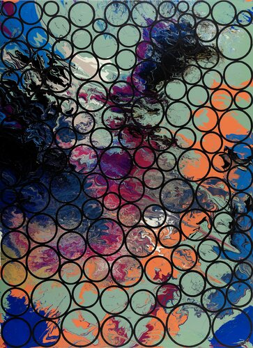 Composition No 255 by Eleni Pratsi, Painting for Sale on Singulart