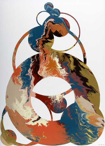 Composition No 256 van Eleni Pratsi, Schilderij te koop op Singulart
