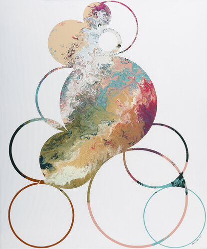 Composition No 263 van Eleni Pratsi, Schilderij te koop op Singulart