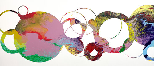 Composition No 237 di Eleni Pratsi, Pittura in vendita su Singulart