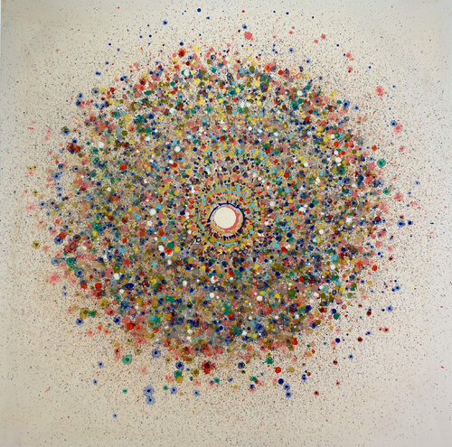 Explosion No 104 van Eleni Pratsi, Schilderij te koop op Singulart
