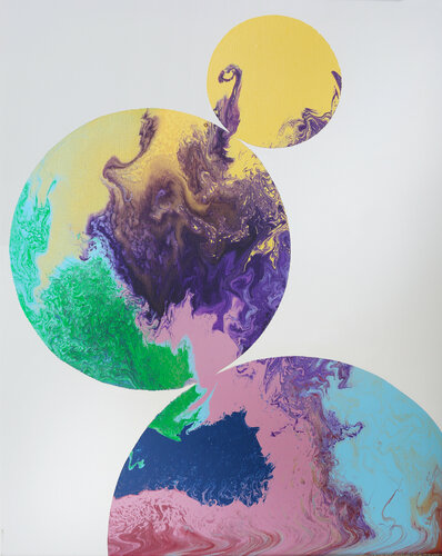 Composition No 240 van Eleni Pratsi, Schilderij te koop op Singulart