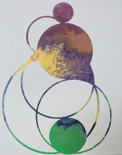 Composition No 241 van Eleni Pratsi, Schilderij te koop op Singulart