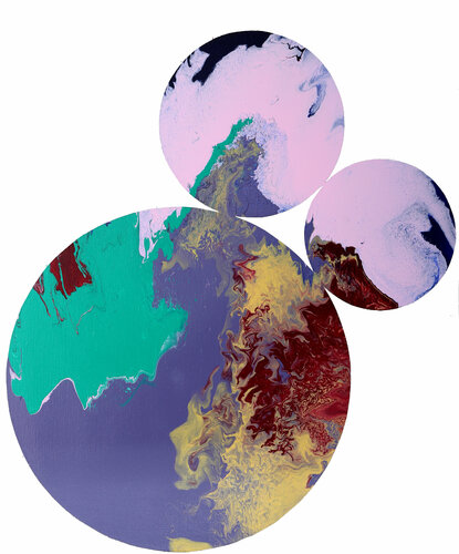 Composition No 249 di Eleni Pratsi, Pittura in vendita su Singulart