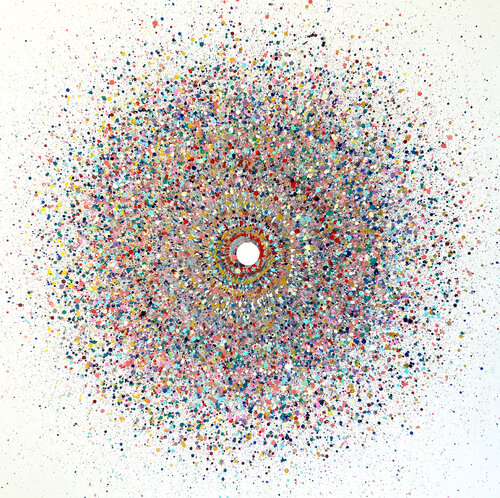 Explosion No 105 van Eleni Pratsi, Schilderij te koop op Singulart
