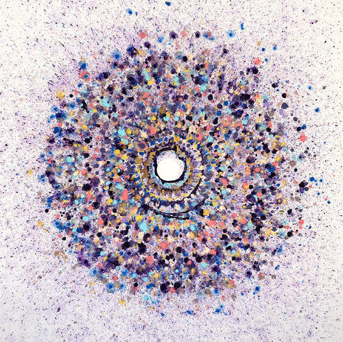 Explosion No 107 van Eleni Pratsi, Schilderij te koop op Singulart