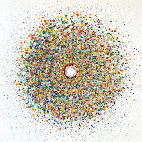Explosion No 109 van Eleni Pratsi, Schilderij te koop op Singulart