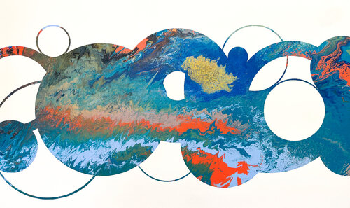Composition No 282 van Eleni Pratsi, Schilderij te koop op Singulart