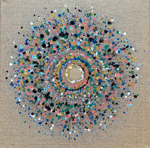 Explosion No 110 van Eleni Pratsi, Schilderij te koop op Singulart