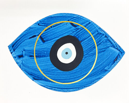 Eye Matters No 79 van Eleni Pratsi, Schilderij te koop op Singulart