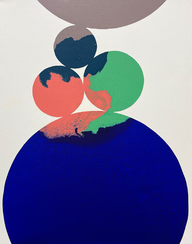Composition No 289 van Eleni Pratsi, Schilderij te koop op Singulart