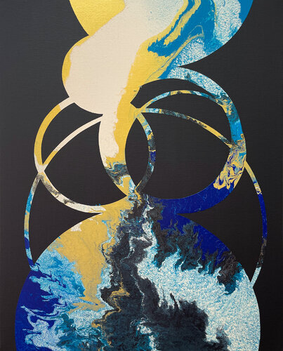 Composition No 311 van Eleni Pratsi, Schilderij te koop op Singulart