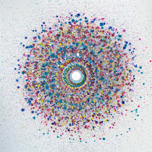 Explosion No 113 van Eleni Pratsi, Schilderij te koop op Singulart