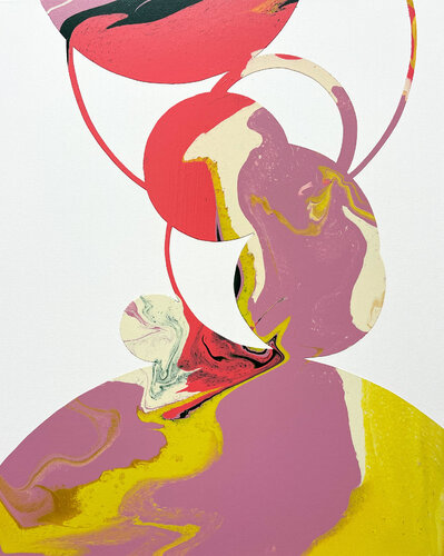 Composition No 327 van Eleni Pratsi, Schilderij te koop op Singulart