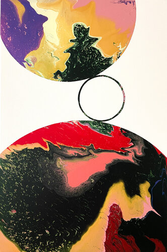 Composition No 336 van Eleni Pratsi, Schilderij te koop op Singulart