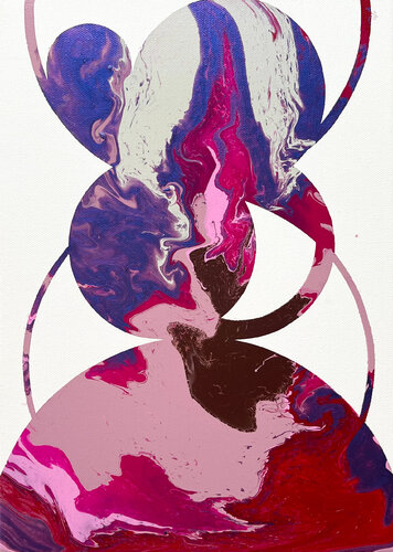 Composition No 342 di Eleni Pratsi, Pittura in vendita su Singulart