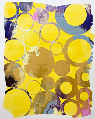Composition No 350 di Eleni Pratsi, Pittura in vendita su Singulart
