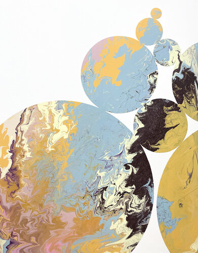 Composition No 351 di Eleni Pratsi, Pittura in vendita su Singulart
