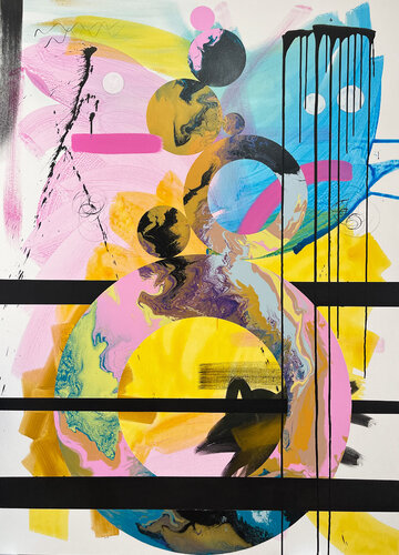 Composition No 356 di Eleni Pratsi, Pittura in vendita su Singulart