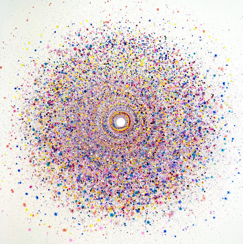 Explosion No 123 di Eleni Pratsi, Pittura in vendita su Singulart