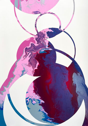 Composition No 360 van Eleni Pratsi, Schilderij te koop op Singulart