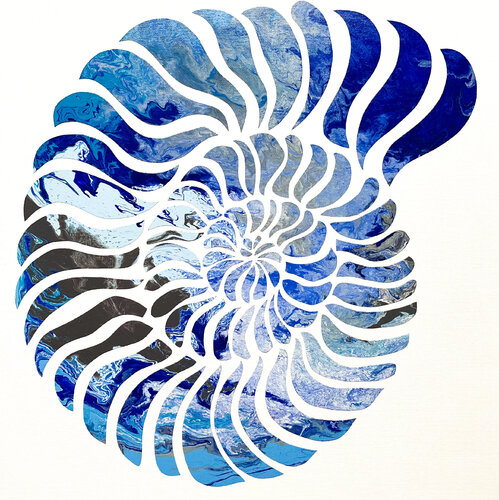 Composition No 365, (the sea collection) di Eleni Pratsi, Pittura in vendita su Singulart