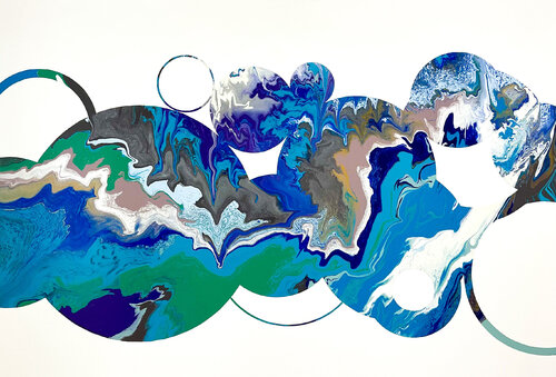 Composition No 366 di Eleni Pratsi, Pittura in vendita su Singulart