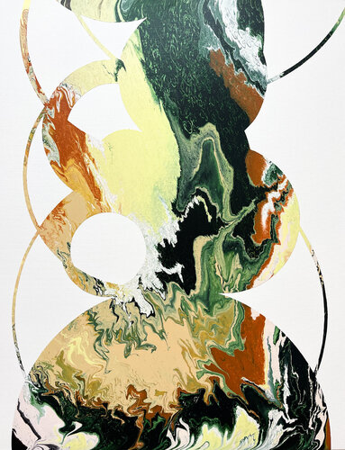 Composition No 345 di Eleni Pratsi, Pittura in vendita su Singulart